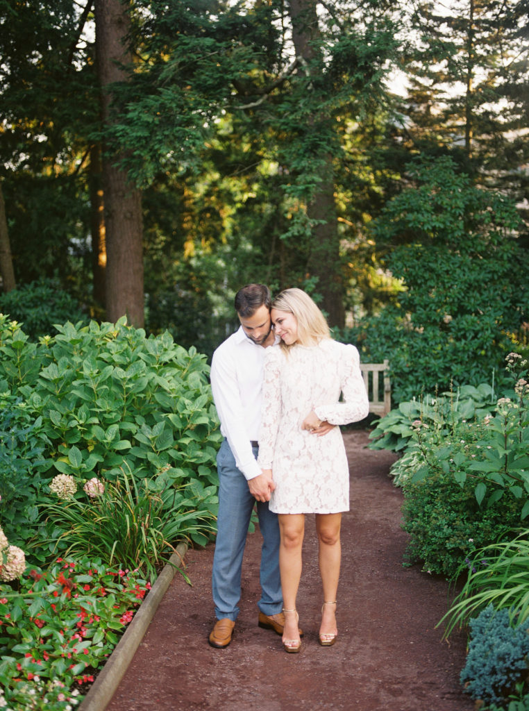 Chic and romantic Princeton University engagement session by Liz Andolina Photography