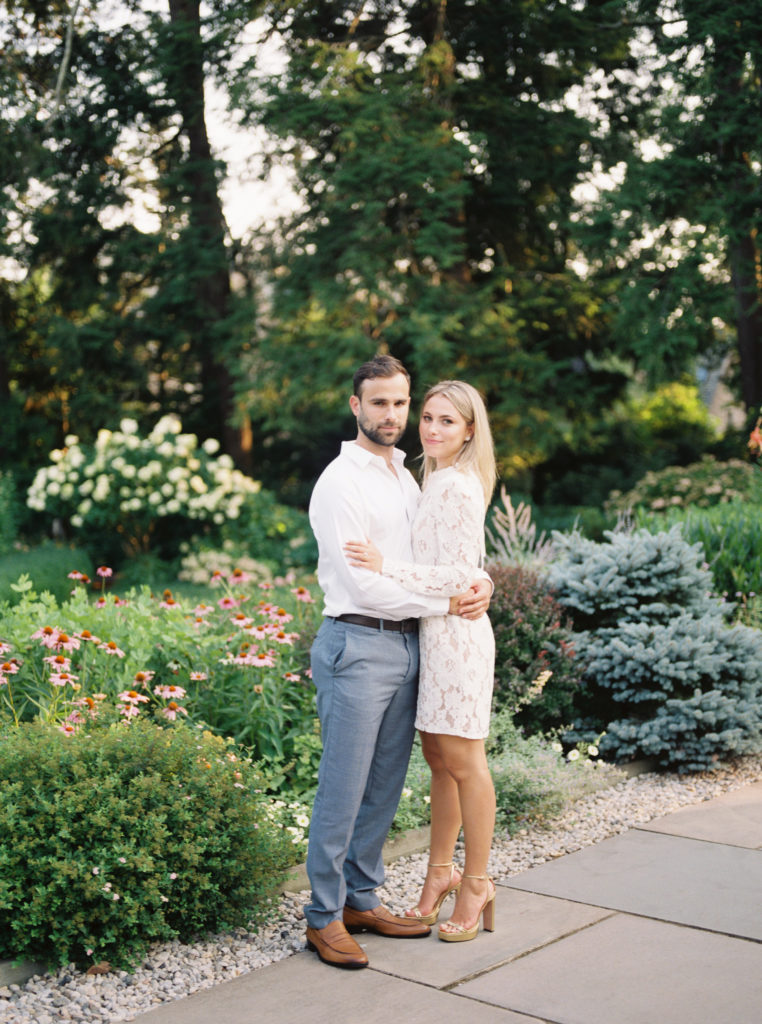 Chic and romantic Princeton University engagement session by Liz Andolina Photography