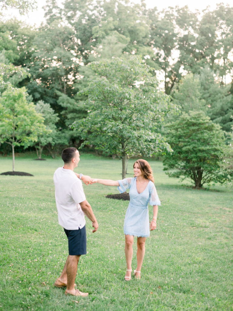 Engagement session at Sayen House & Gardens by Liz Andolina Photography