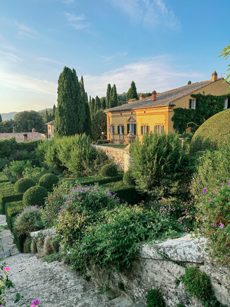 Gardens at La Foce in Val d'Orcia