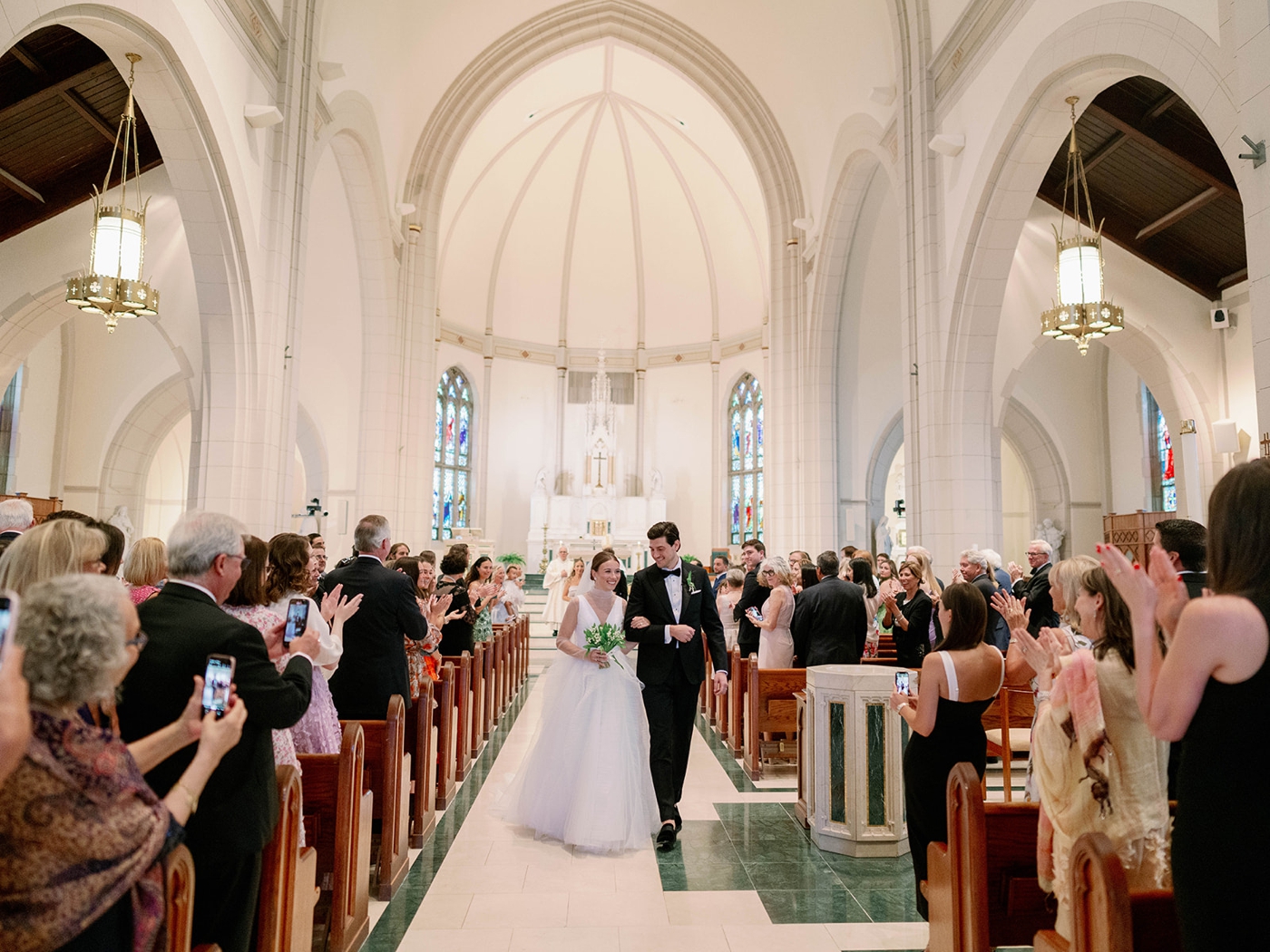 Church wedding ceremony in Summit, NJ