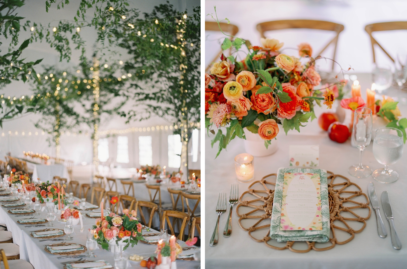 Tips and inspiration for planning northeastern tented weddings