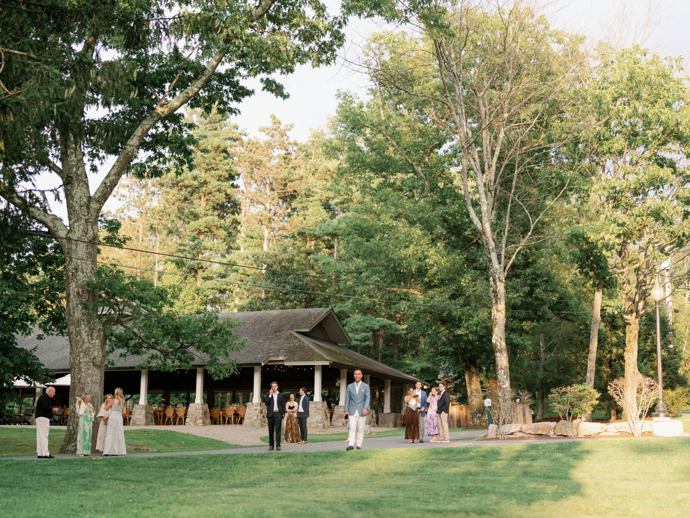 Wedding rehearsal dinner at Cedar Lakes Estate