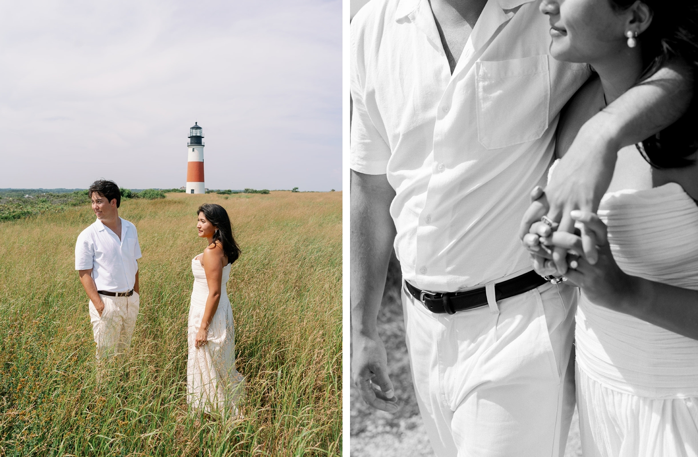 Nantucket engagement session photographed by Liz Andolina