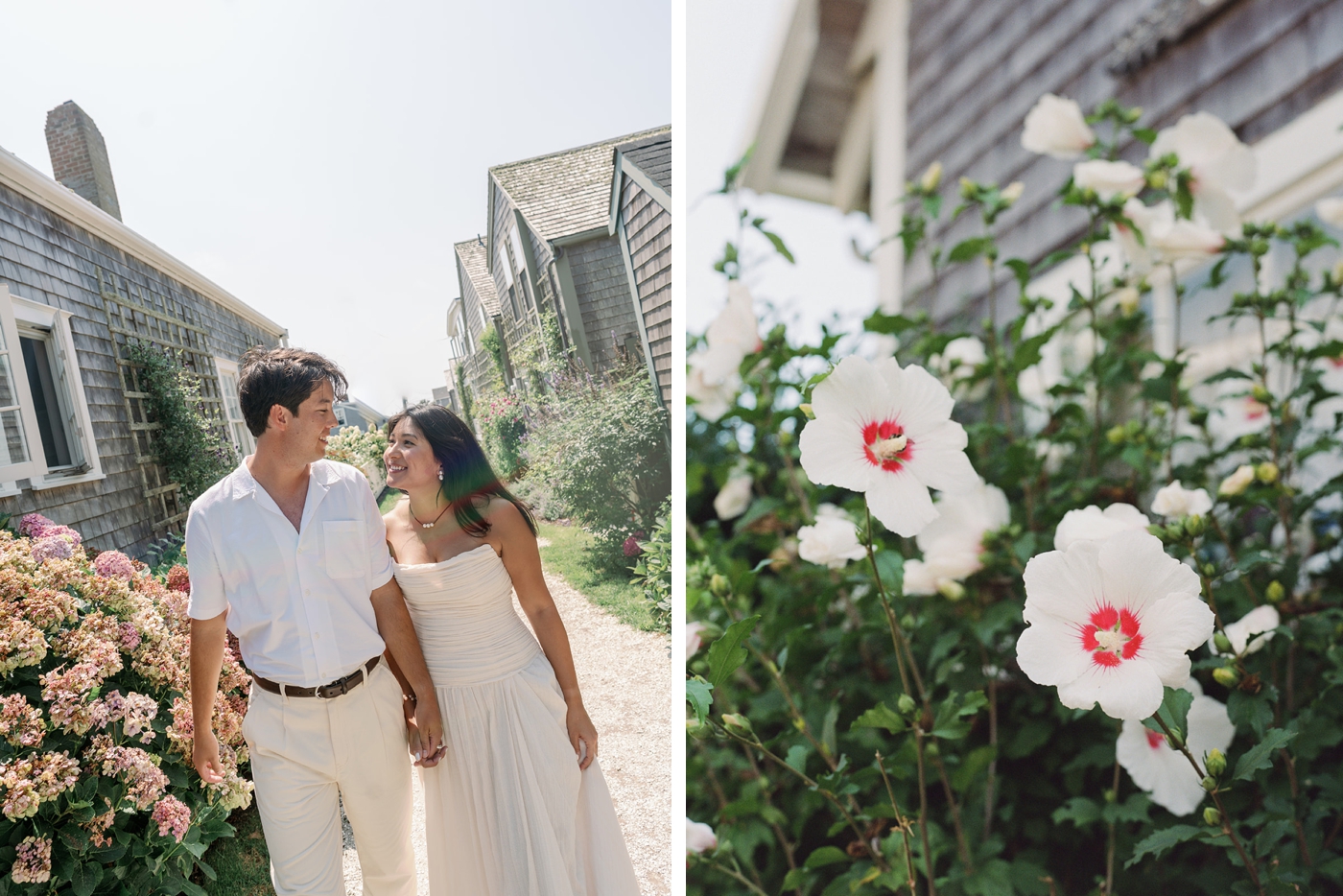 Nantucket engagement session photographed by Liz Andolina